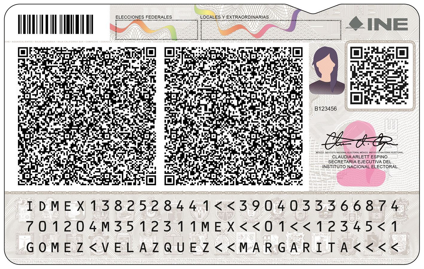 INE lanza nueva credencial para votar con mayores medidas de seguridad